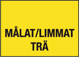 Målat trä